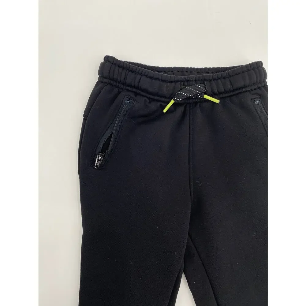 Old Navy Active Black Drawstring Waist Side Zip Pocket Pants 18-24M